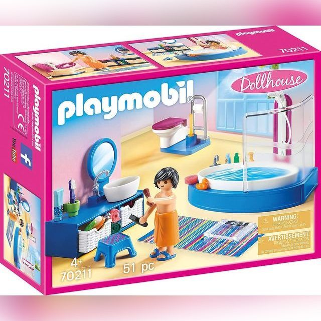 70211 PLAYMOBIL® Dollhouse, Bathroom