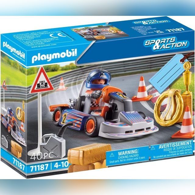 Lenktynininkas, Playmobil, 71187, 40 d.