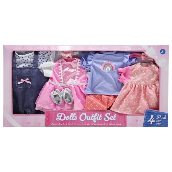 Clothes for dolls 4 sets