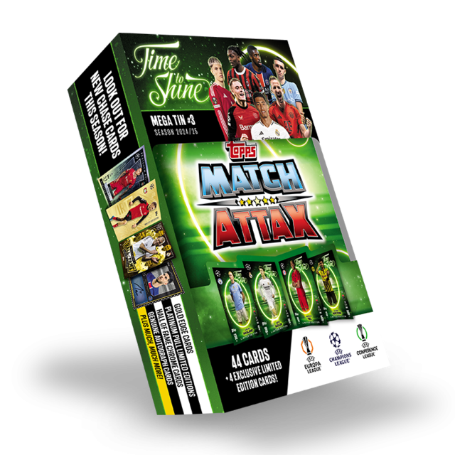 UEFA Champions League 2025 Match Attax Mega Metal Box "Time to Shin"' - Tin 3