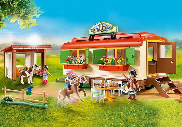 playmobil 70510 Pony shelter with cottage