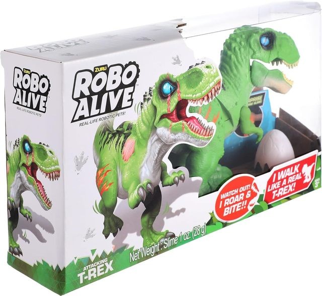 Robo Alive Attacking GREEN T-Rex