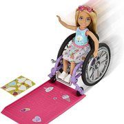 Barbie Chelsea Doll & Wheelchair with Ramp