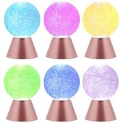 Cosmic Glow Colour Change Glitter Ball Lamp