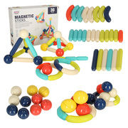 Educational magnetic constructor 36el.