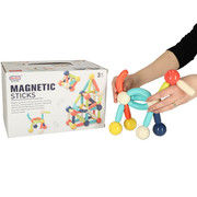 Educational magnetic constructor 64 e. KX4886