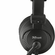 Wired headphones Trust Como, black