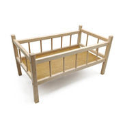 Wooden doll bed Magiera