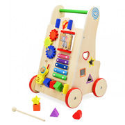 Wooden educational pusher 6 in 1