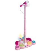 JNR Rockstar Microphone and Stand Pink