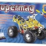 Supermag magnetic constructor four-wheeled